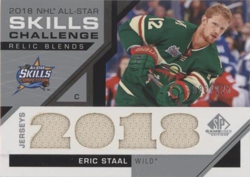 2018-19 Upper Deck SP Game Used - Eric Staal #ASRB-ES