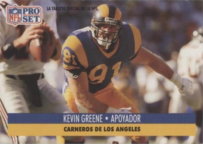 Juego profesional español 1991 Kevin Greene #121