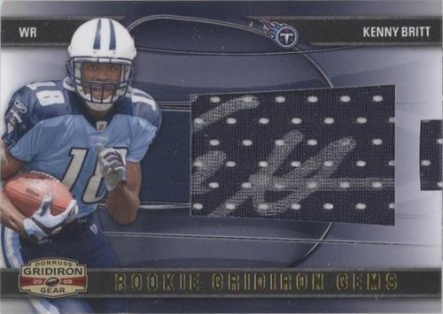2009 Donruss Gridiron Gear Kenny Britt #209