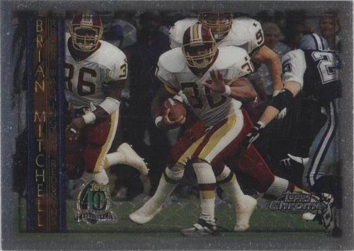 1996 Topps Chrome Brian Mitchell #87