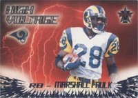 2000 Pacific Vanguard Marshall Faulk #28