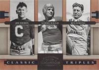 2008 Donruss Classics Jim Thorpe Ken Strong Sammy Baugh #CT-8