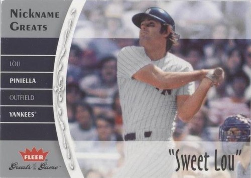 2006 Fleer Greats of the Game - Lou Piniella #NG-LP