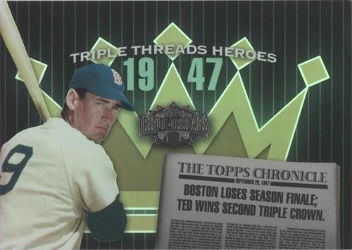 2006 Topps Triple Threads - Ted Williams #TTH47TW5