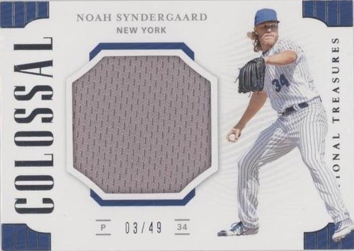 2019 Panini National Treasures - Noah Syndergaard #CM-NS