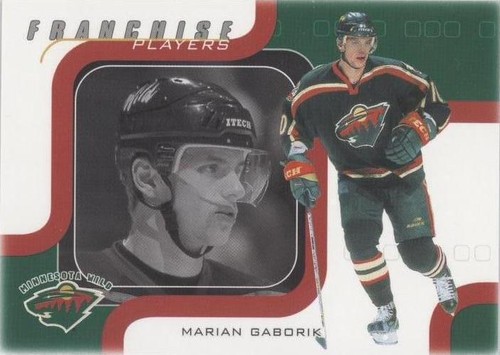 2002-03 In the Game Be A Player Memorabilia - Marian Gaborik #215