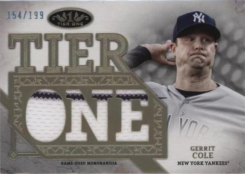 2024 Topps Tier One - Gerrit Cole #T1RD-GC