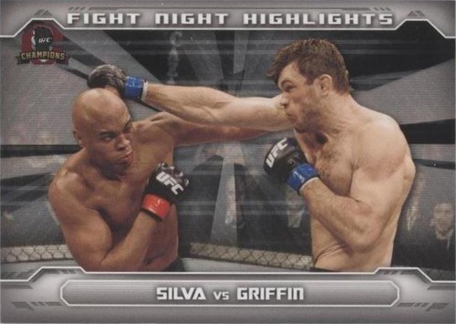 2014 Topps UFC Champions - Anderson Silva Forrest Griffin #FNHA-AS101