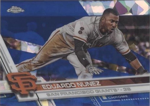 2017 Topps Chrome Sapphire Edition - Eduardo Nunez #532