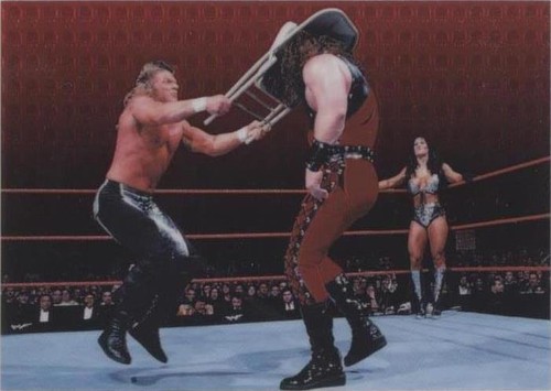 1999 Comic Images WWF SmackDown! Chromium - Kane Triple H #76