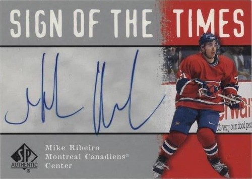 2000-01 SP Authentic - Mike Ribeiro #RO