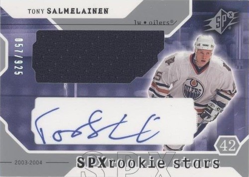 2003-04 SPx - Tony Salmelainen #229