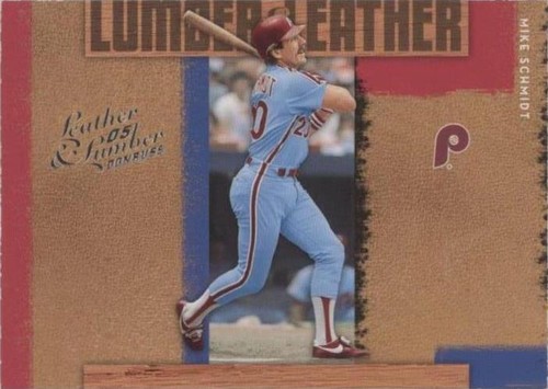 2005 Donruss Leather & Lumber - Mike Schmidt #LL-18