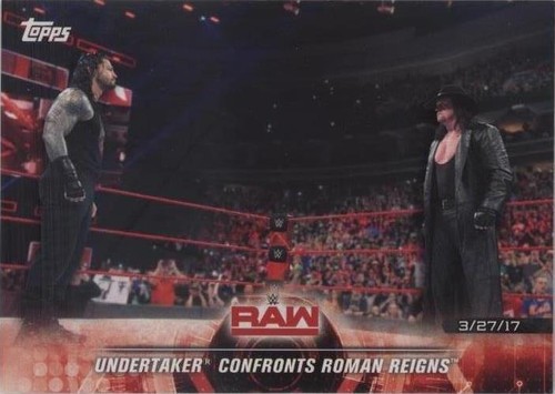 2018 Topps WWE Road to Wrestlemania - Roman Reigns Undertaker #20