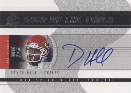 2004 SP Authentic Dante Hall #SOT-DH