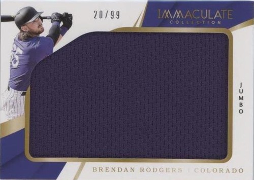 2018 Panini Immaculate Collection - Brendan Rodgers #IJ-BR