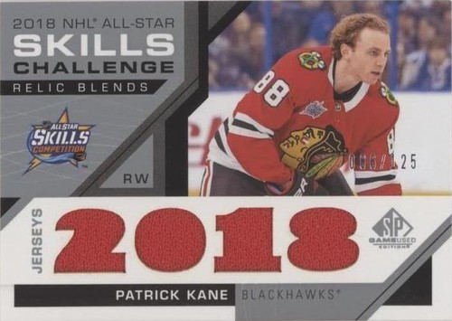 2018-19 Upper Deck SP Game Used - Patrick Kane #ASRB-PK