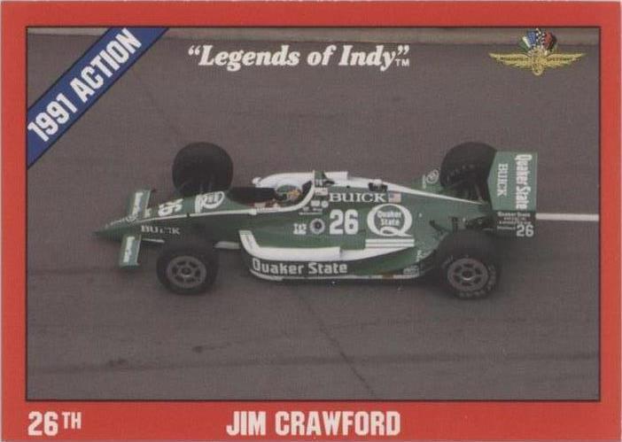 1992 Collegiate Collection Legends of Indy - Jim Crawford #27