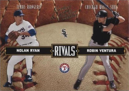 2004 Donruss Leather & Lumber - Nolan Ryan Robin Ventura #LLR-25