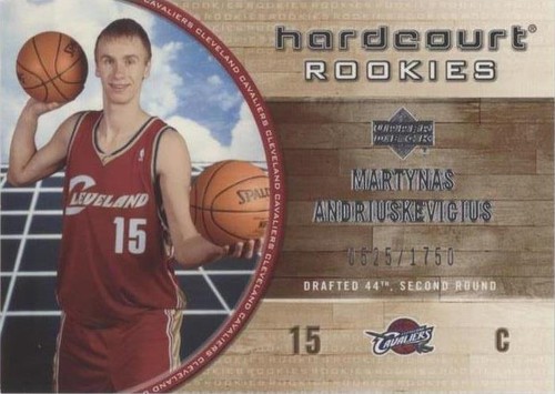 2005-06 Upper Deck Hardcourt - Martynas Andriuskevicius #127