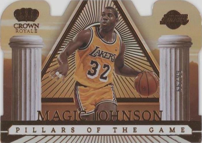PSA10 magic johnson crown royale 8枚限定 PSA 10 GEM MT Magic Johnson #1 Crown Royale Hand Crafted