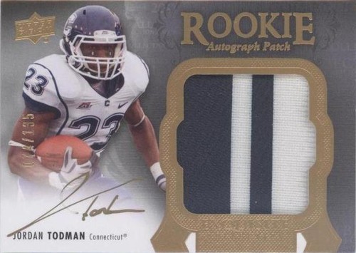 2011 Upper Deck Exquisite Collection Jordan Todman #149