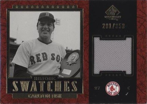 2003 SP Legendary Cuts - Carlton Fisk #J-CF