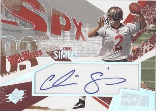 2003 SPx Chris Simms #SS-CS