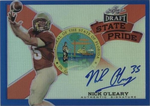 2015 Leaf Metal Draft Nick O'Leary #SP-NO1