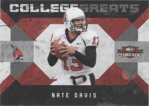 2009 Donruss Threads Nate Davis #18