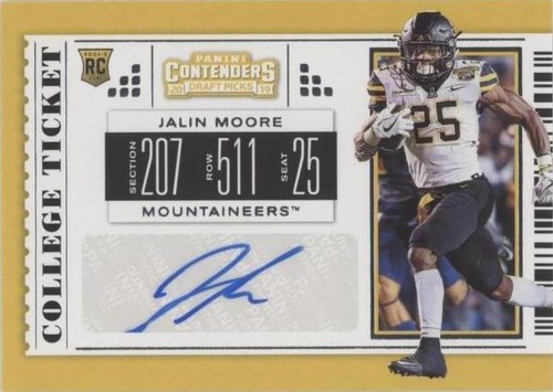 2019 Panini Contenders Draft Picks Jalin Moore Jr. #142