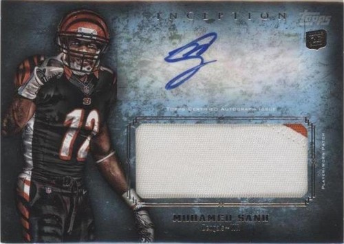2012 Topps Inception Mohamed Sanu #AJP-MS