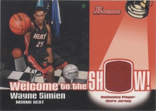 2005-06 Bowman Draft Picks & Prospects - Wayne Simien #WSR-WS