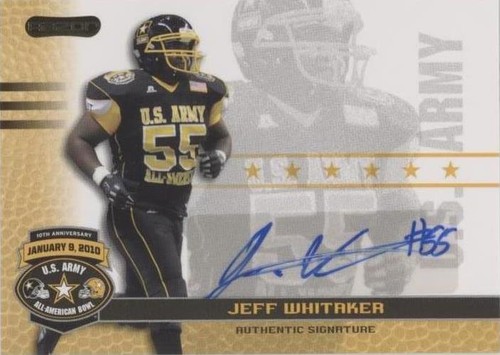 2010 Razor U.S. Army All-American Bowl Jeff Whitaker #BA-JW2