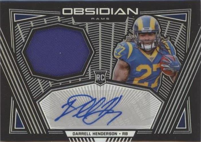 2019 Panini Obsidian Darrell Henderson #RJA-DHE