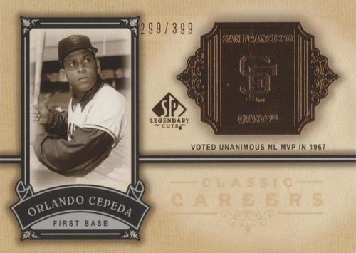 2005 SP Legendary Cuts - Orlando Cepeda #CC-OC
