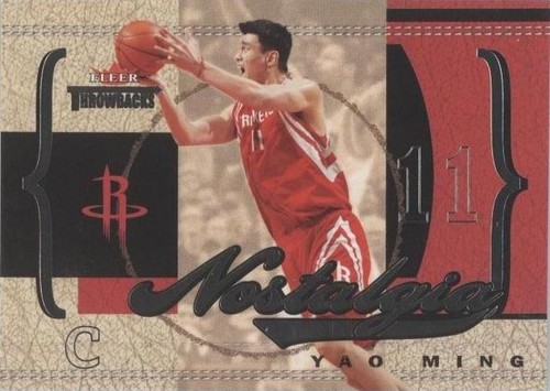 2004-05 Fleer Throwbacks - Yao Ming #13 N