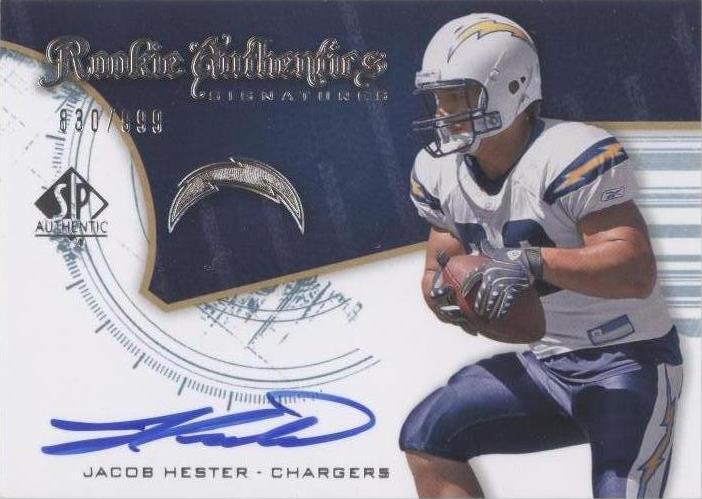 2008 SP Authentic Jacob Hester #238