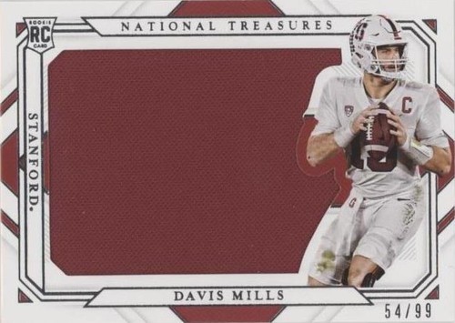 2021 Panini National Treasures Collegiate Davis Mills #RS33