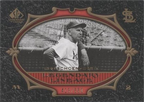2007 SP Legendary Cuts - Red Schoendienst #194