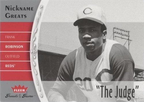 2006 Fleer Greats of the Game - Frank Robinson #NG-FR