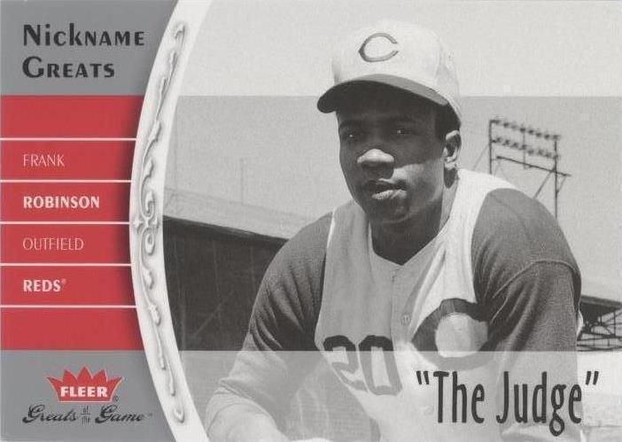 2006 Fleer Greats of the Game — Фрэнк Робинсон NoNG-FR