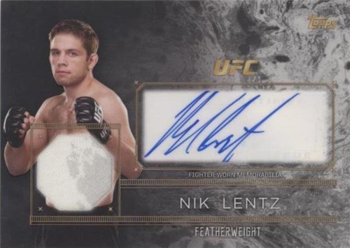 2016 Topps UFC Top of the Class - Nik Lentz #TCAR-NL