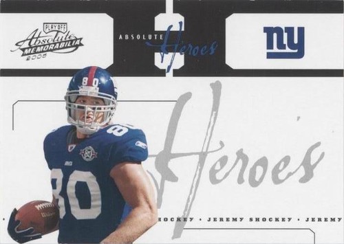 2005 Playoff Absolute Memorabilia Jeremy Shockey #AH-11