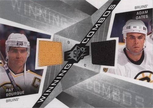 2008-09 SPx - Adam Oates Ray Bourque #WC-BO