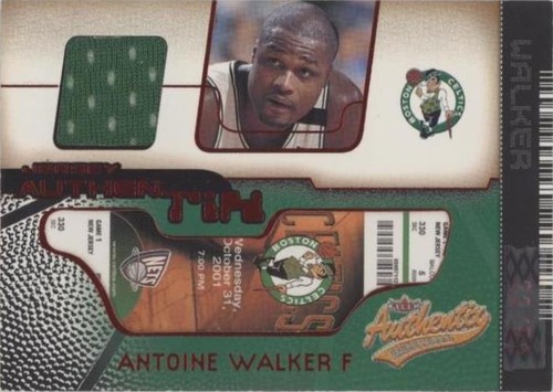 2001-02 Fleer Authentix - Antoine Walker #JA-AW