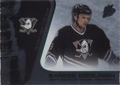 2002-03 Pacific Quest for the Cup - Sandis Ozolinsh #3