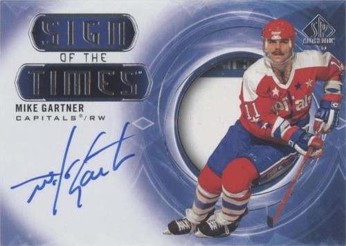 2020-21 SP Authentic - Mike Gartner #SOTT-MG