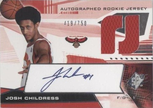 2004-05 SPx - Josh Childress #143