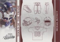 2006 Playoff Absolute Memorabilia Michael Bennett #TOT-101